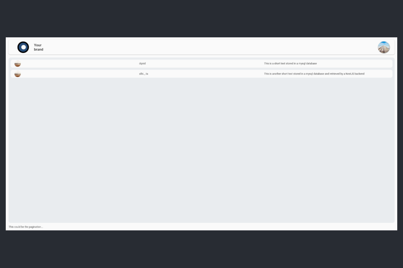 Example resources