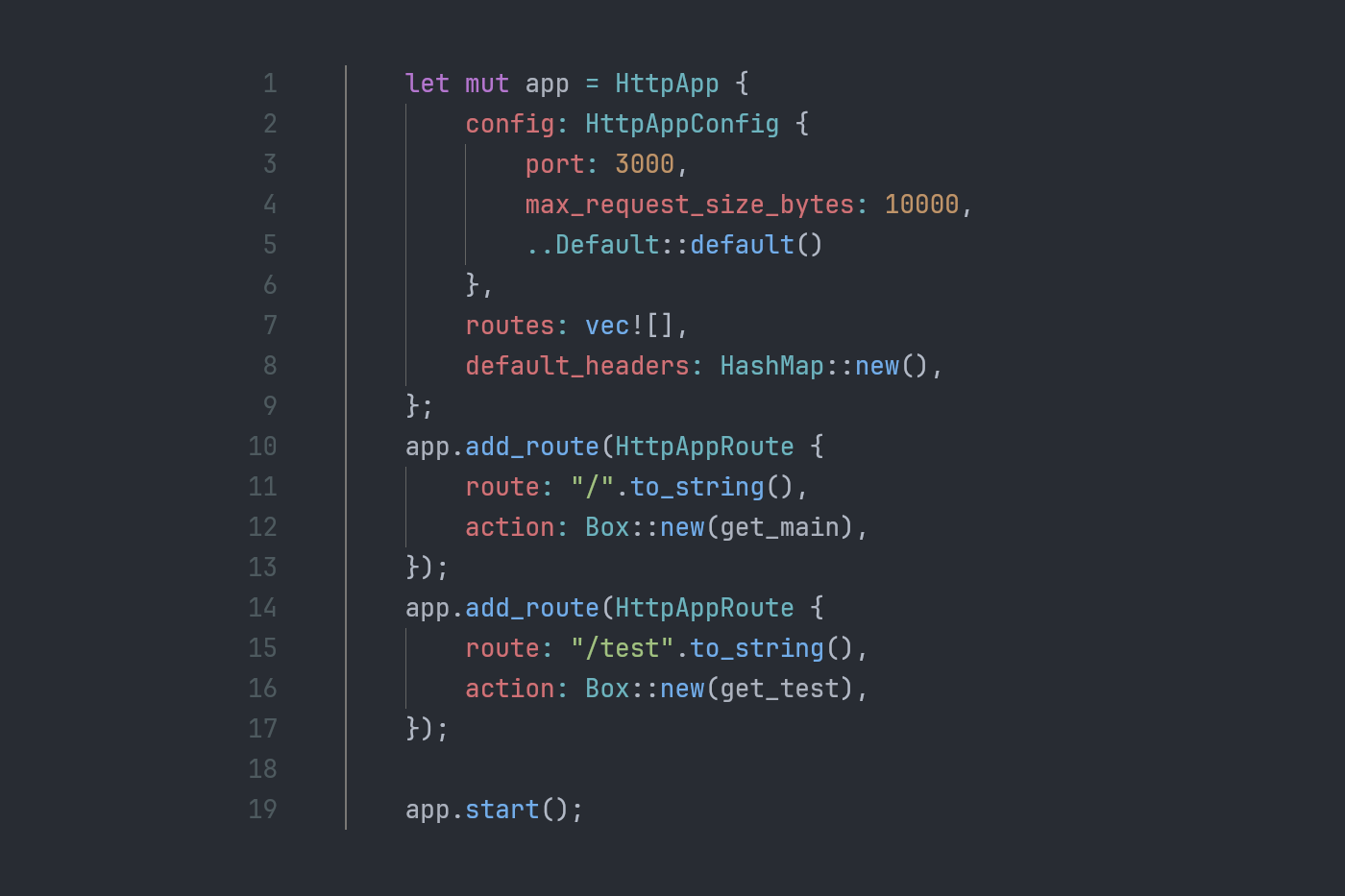 Simple Rust HTTP